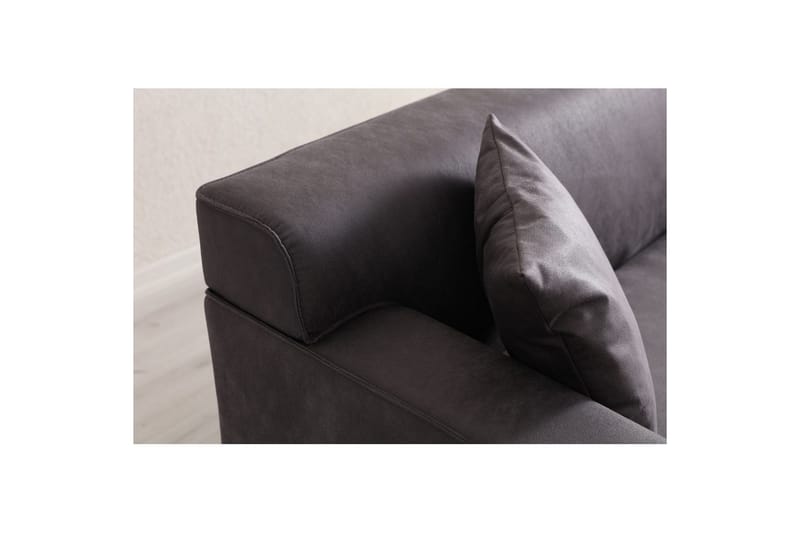 Malpani Sofa 3-sits - Antrasitt - Møbler - Sofaer - 3 seter sofa
