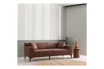 Malpani Sofa 3-sits - Cognac - Møbler - Sofaer - 3 seter sofa