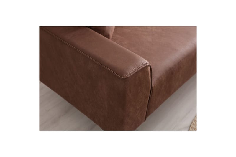 Malpani Sofa 3-sits - Cognac - Møbler - Sofaer - 3 seter sofa