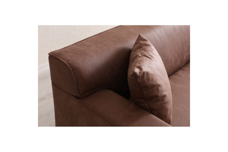 Malpani Sofa 3-sits - Cognac - Møbler - Sofaer - 3 seter sofa