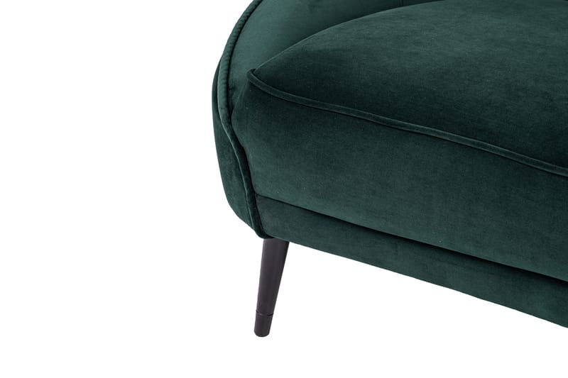 Mateus 3-seters Sofa Fløyel - Mørkegrønn - Møbler - Sofaer - 3 seter sofa
