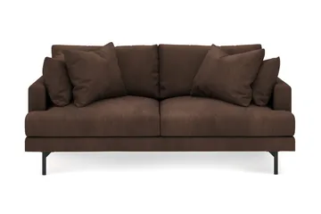 Menard 3-seters Dyp Manchestersofa - Brun - Møbler - Sofaer - 3 seter sofa