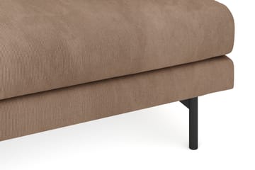 Menard 3-seters Dyp Manchestersofa - Brun - Møbler - Sofaer - 3 seter sofa