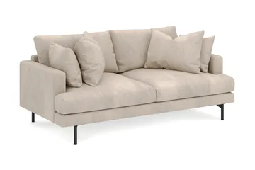 Menard 3-seters Dyp Manchestersofa - Greige - Møbler - Sofaer - 3 seter sofa
