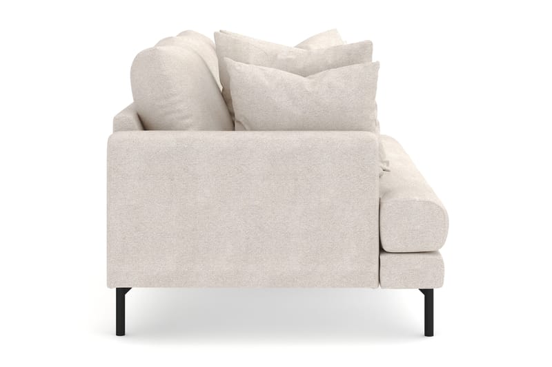 Menard 3-seters Dyp Stoffsofa - Beige - Møbler - Sofaer - 3 seter sofa