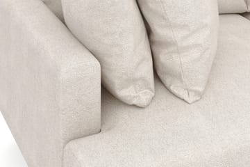 Menard 3-seters Dyp Stoffsofa - Beige - Møbler - Sofaer - 3 seter sofa