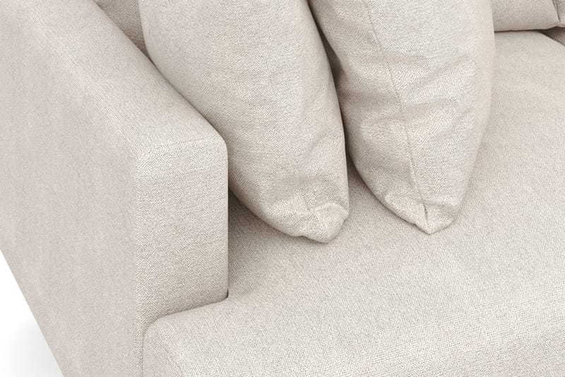 Menard 3-seters Dyp Stoffsofa - Beige - Møbler - Sofaer - 3 seter sofa