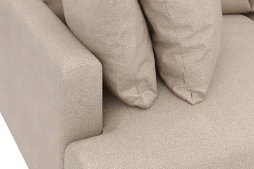 Menard 3-seters Dyp Stoffsofa - Beige - Møbler - Sofaer - 3 seter sofa
