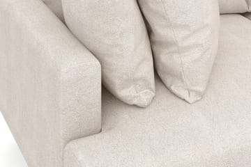 Menard 3-seters Dyp Stoffsofa - Beige - Møbler - Sofaer - 3 seter sofa