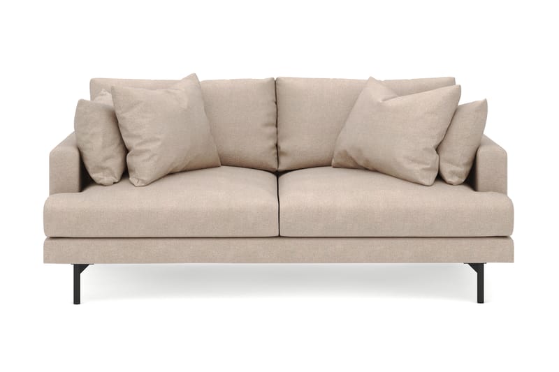 Menard 3-seters Dyp Stoffsofa - Beige - Møbler - Sofaer - 3 seter sofa