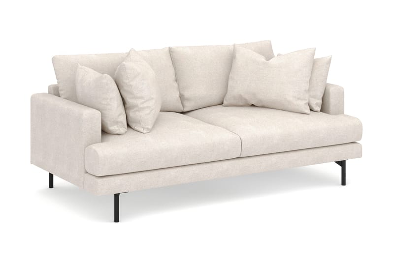 Menard 3-seters Dyp Stoffsofa - Beige - Møbler - Sofaer - 3 seter sofa