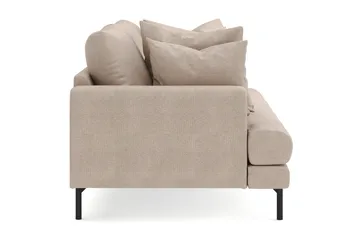 Menard 3-seters Dyp Stoffsofa - Beige - Møbler - Sofaer - 3 seter sofa