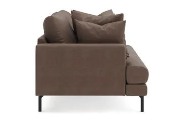 Menard 3-seters Dyp Stoffsofa - Brun - Møbler - Sofaer - 3 seter sofa