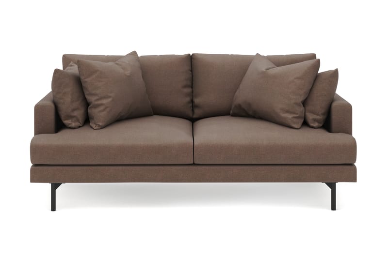 Menard 3-seters Dyp Stoffsofa - Brun - Møbler - Sofaer - 3 seter sofa