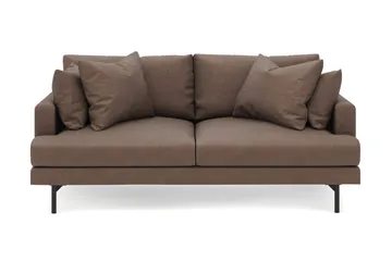 Menard 3-seters Dyp Stoffsofa - Brun - Møbler - Sofaer - 3 seter sofa