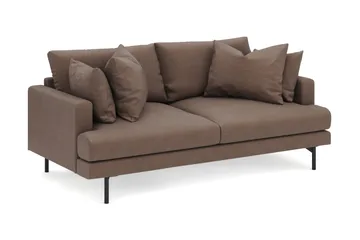 Menard 3-seters Dyp Stoffsofa - Brun - Møbler - Sofaer - 3 seter sofa