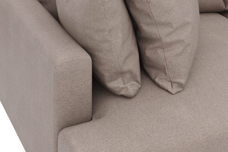 Menard 3-seters Dyp Stoffsofa - Brun - Møbler - Sofaer - 3 seter sofa