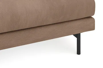 Menard 4-seters Dyp Manchestersofa - Brun - Møbler - Sofaer - 4 seter sofa