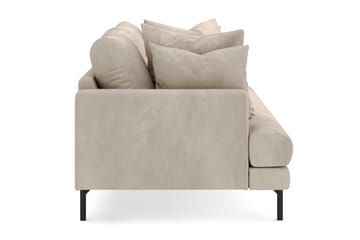 Menard 4-seters Dyp Manchestersofa - Grå - Møbler - Sofaer - 4 seter sofa