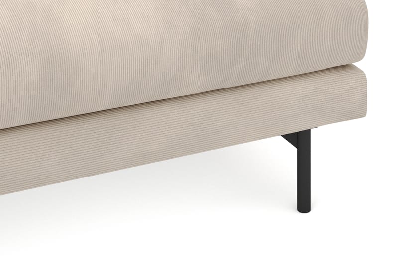 Menard 4-seters Dyp Manchestersofa - Grå - Møbler - Sofaer - 4 seter sofa