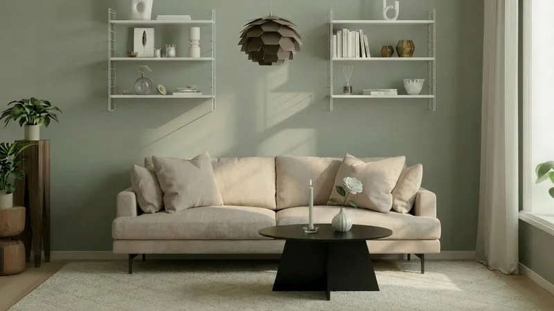 Menard 4-seters Dyp Manchestersofa - Greige - Møbler - Sofaer - 4 seter sofa