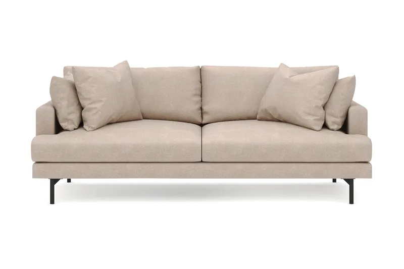 Menard 4-seters Dyp Stoffsofa - Beige - Møbler - Sofaer - 4 seter sofa