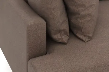 Menard 4-seters Dyp Stoffsofa - Brun - Møbler - Sofaer - 4 seter sofa