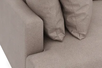 Menard 4-seters Dyp Stoffsofa - Brun - Møbler - Sofaer - 4 seter sofa