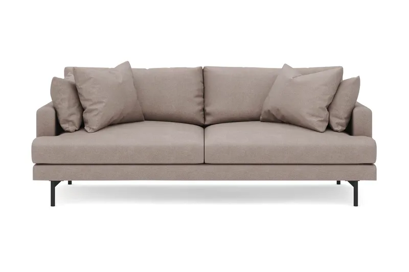Menard 4-seters Dyp Stoffsofa - Brun - Møbler - Sofaer - 4 seter sofa