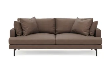 Menard 4-seters Dyp Stoffsofa - Brun - Møbler - Sofaer - 4 seter sofa