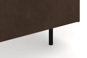 Menard 6-seters Høyrevendt L-formet Hjørnesofa i Manchester - Brun - Møbler - Sofaer - Hjørnesofaer