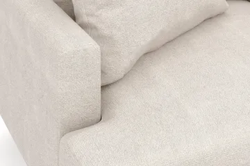 Menard 6-seters Høyrevendt L-formet Hjørnesofa i Stoff - Beige - Møbler - Sofaer - Hjørnesofaer