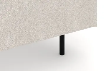 Menard 6-seters Høyrevendt L-formet Hjørnesofa i Stoff - Beige - Møbler - Sofaer - Hjørnesofaer