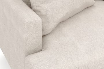 Menard 6-seters Høyrevendt L-formet Hjørnesofa i Stoff - Beige - Møbler - Sofaer - Hjørnesofaer