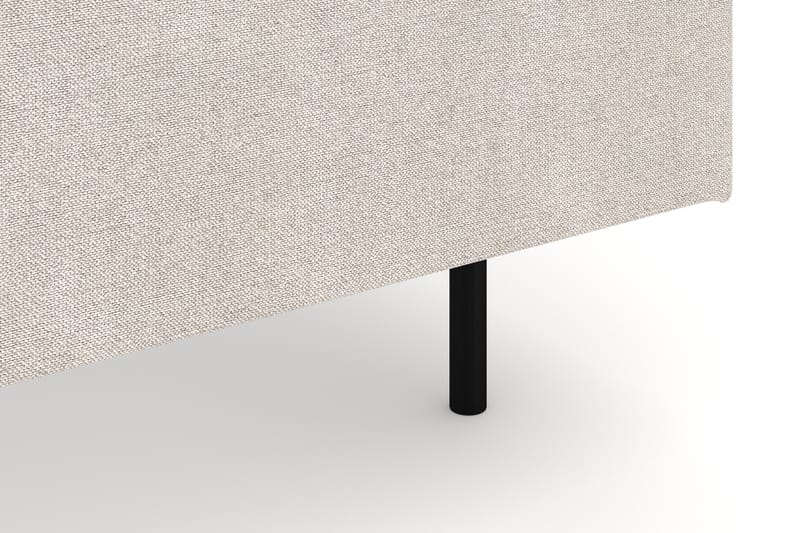 Menard 6-seters Høyrevendt L-formet Hjørnesofa i Stoff - Beige - Møbler - Sofaer - Hjørnesofaer