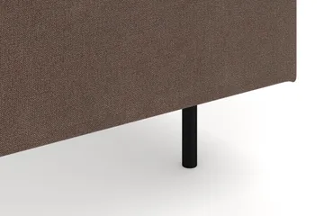 Menard 6-seters Høyrevendt L-formet Hjørnesofa i Stoff - Brun - Møbler - Sofaer - Hjørnesofaer