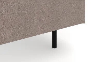 Menard 6-seters Høyrevendt L-formet Hjørnesofa i Stoff - Brun - Møbler - Sofaer - Hjørnesofaer