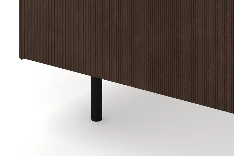 Menard 6-seters Venstrevendt L-formet Hjørnesofa i Manchester - Brun - Møbler - Sofaer - Hjørnesofaer