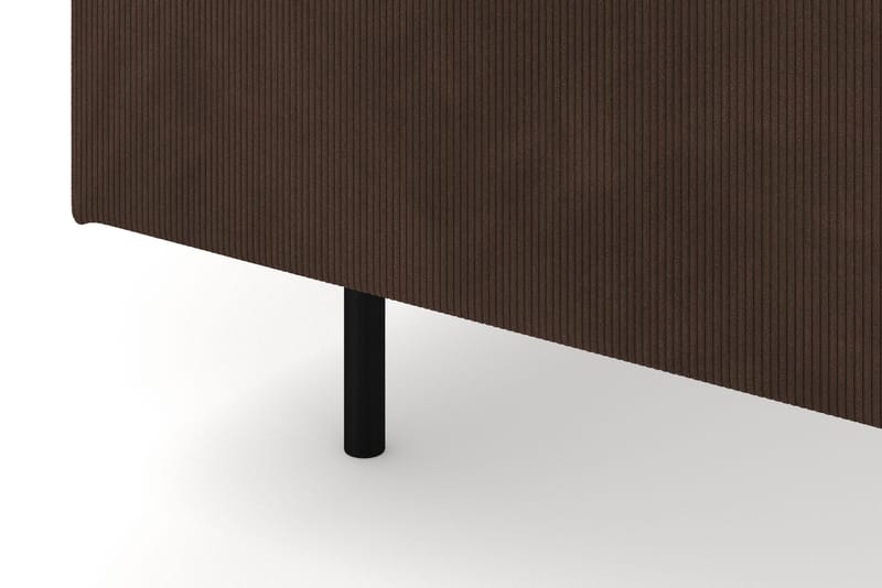 Menard 6-seters Venstrevendt L-formet Hjørnesofa i Manchester - Brun - Møbler - Sofaer - Hjørnesofaer