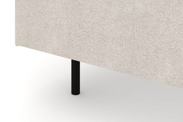 Menard 6-seters Venstrevendt L-formet Hjørnesofa i Stoff - Beige - Møbler - Sofaer - Hjørnesofaer