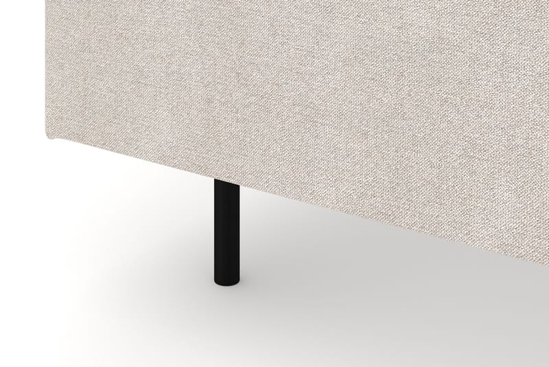 Menard 6-seters Venstrevendt L-formet Hjørnesofa i Stoff - Beige - Møbler - Sofaer - Hjørnesofaer