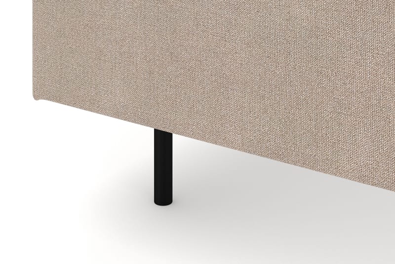 Menard 6-seters Venstrevendt L-formet Hjørnesofa i Stoff - Beige - Møbler - Sofaer - Hjørnesofaer
