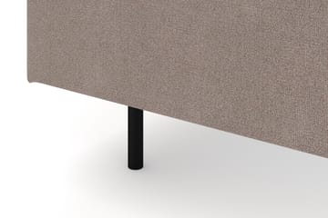 Menard 6-seters Venstrevendt L-formet Hjørnesofa i Stoff - Brun - Møbler - Sofaer - Hjørnesofaer