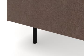 Menard 6-seters Venstrevendt L-formet Hjørnesofa i Stoff - Brun - Møbler - Sofaer - Hjørnesofaer