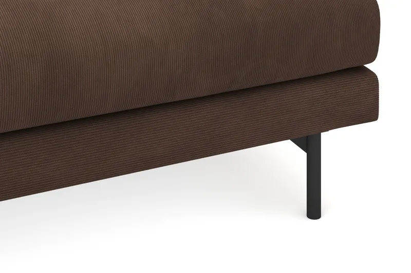 Menard dyp 4-seters sofa i kordfløyel - Brun - Møbler - Sofaer - 4 seter sofa