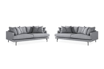 Menard Sofagruppe 3-seters + 3-seters Stoffsofa