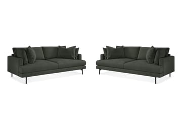 Menard Sofagruppe 4-seters + 4-seters Manchestersofa