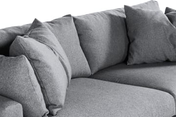 Menard Sofagruppe 4-seters + 4-seters Stoffsofa - Grå - Møbler - Sofaer - Sofagrupper