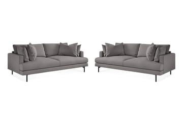Menard Sofagruppe 4-seters + 4-seters Stoffsofa