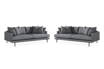 Menard Sofagruppe 4-seters + 4-seters Stoffsofa